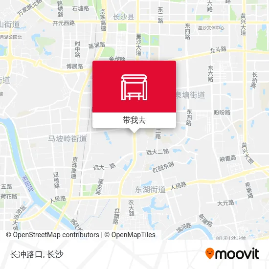长冲路口地图