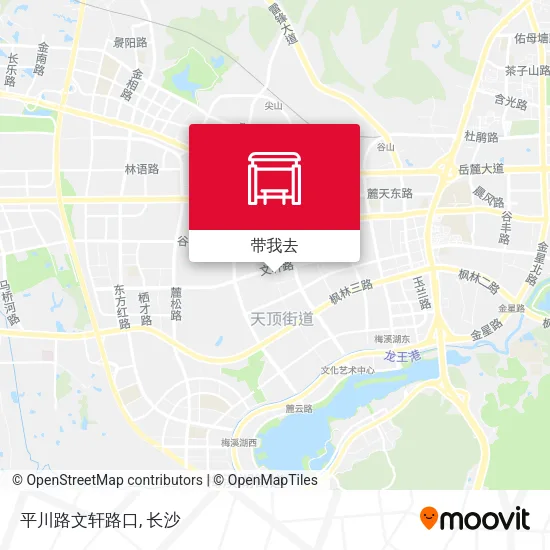 平川路文轩路口地图