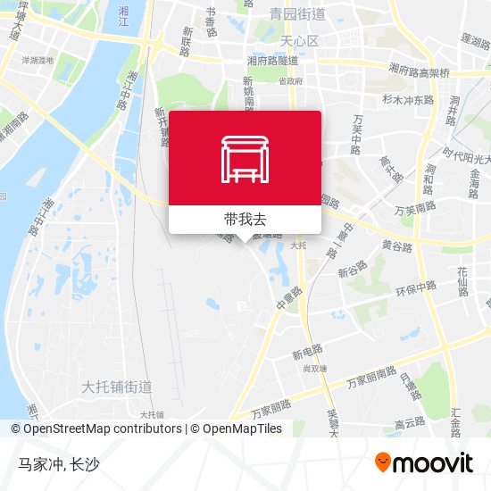 马家冲地图
