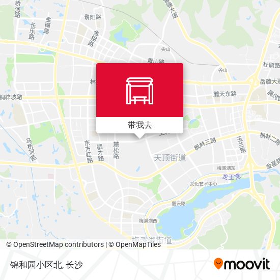 锦和园小区北地图