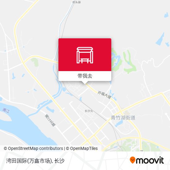 湾田国际(万鑫市场)地图