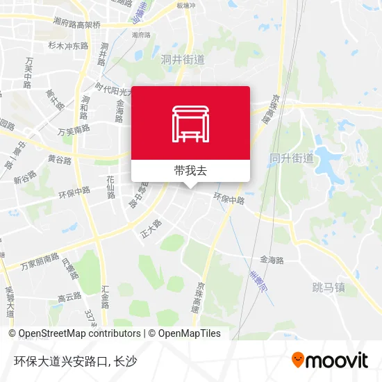 环保大道兴安路口地图