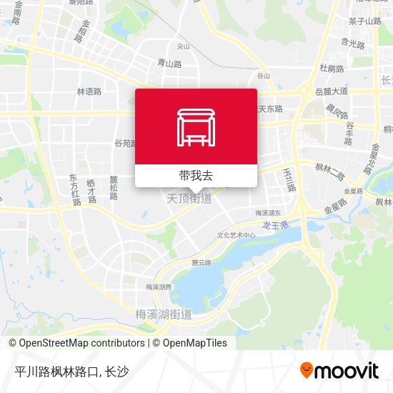平川路枫林路口地图