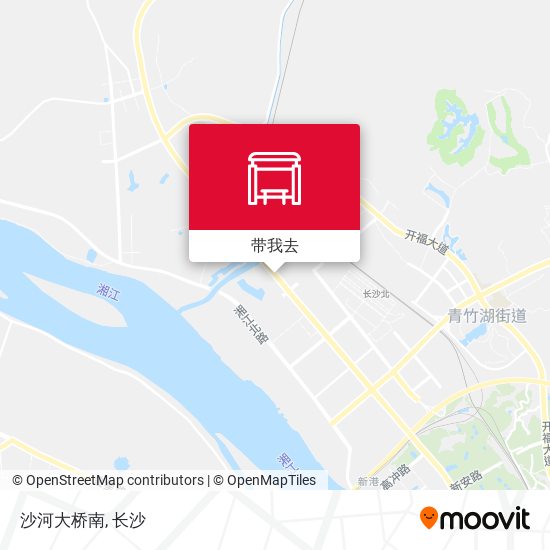 沙河大桥南地图