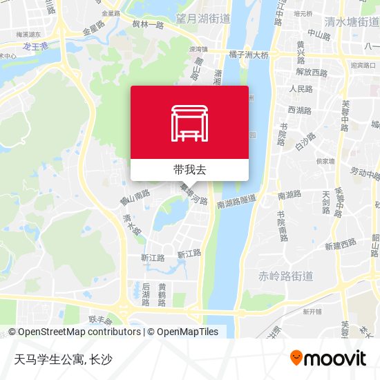 天马学生公寓地图