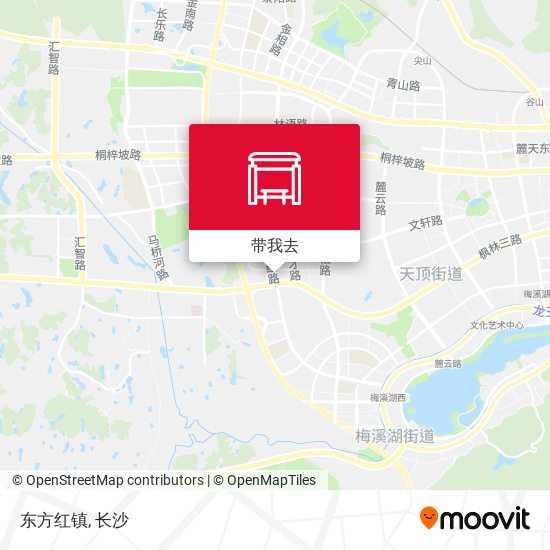 东方红镇地图
