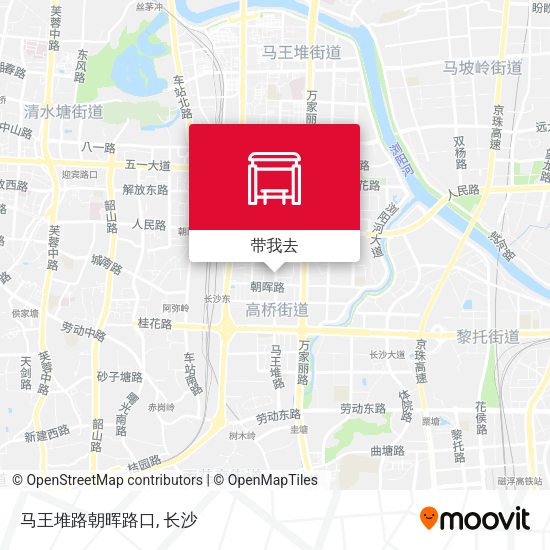 马王堆路朝晖路口地图