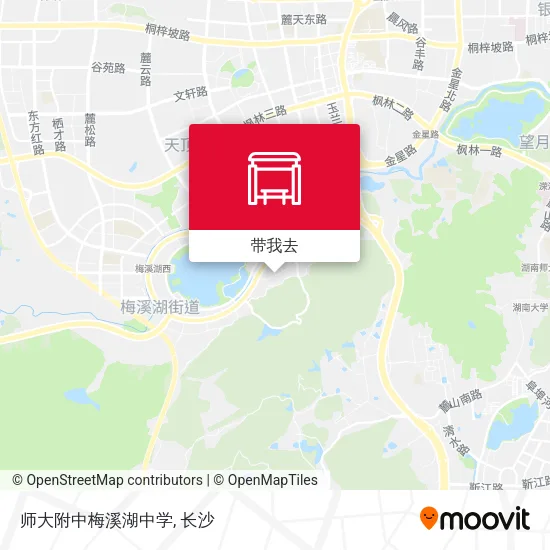 师大附中梅溪湖中学地图