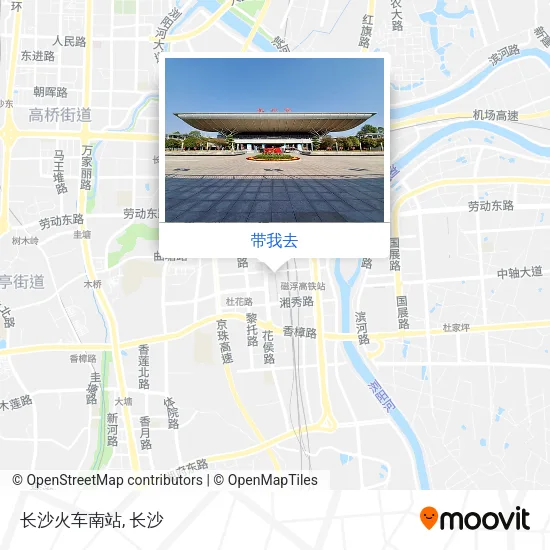 长沙火车南站地图