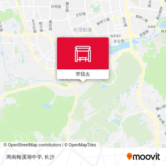 周南梅溪湖中学地图