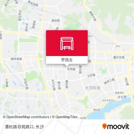 麓松路谷苑路口地图