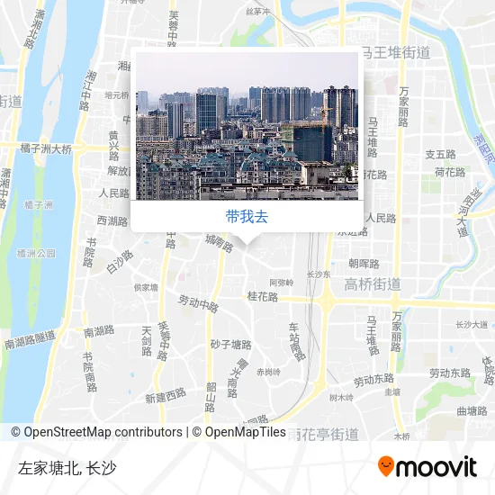 左家塘北地图