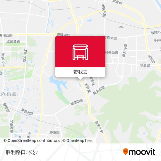 胜利路口地图