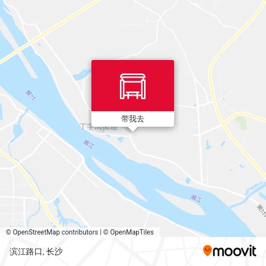 滨江路口地图