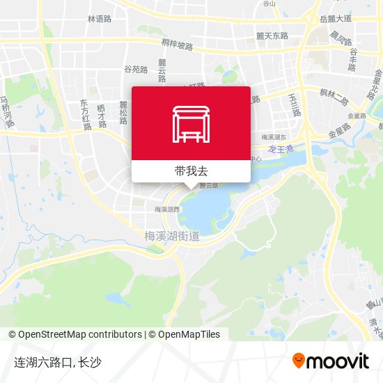 连湖六路口地图