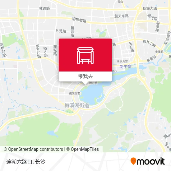 连湖六路口地图