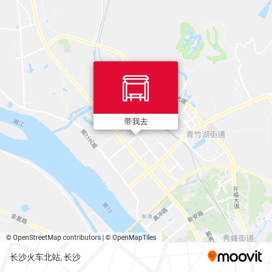 长沙火车北站地图