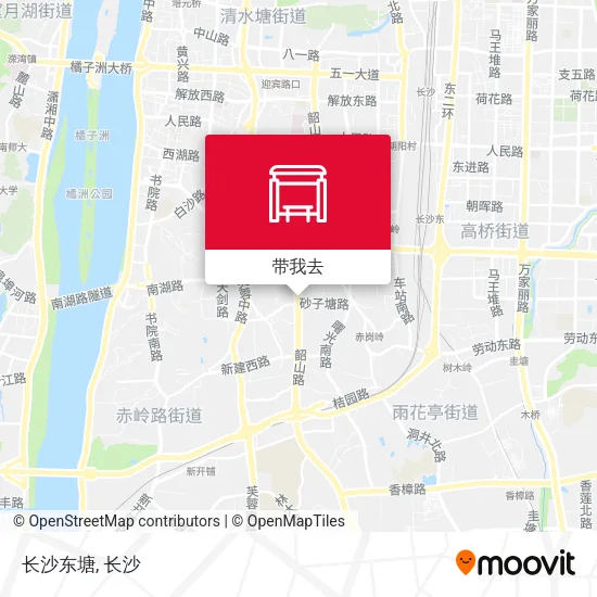 长沙东塘地图