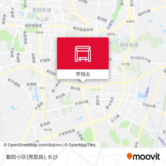 鄱阳小区(黑梨路)地图