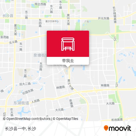 长沙县一中地图