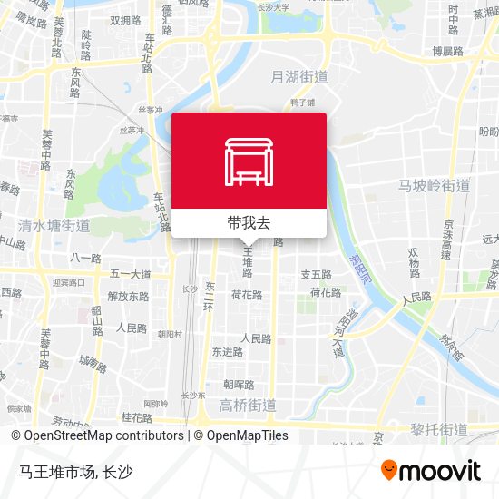 马王堆市场地图