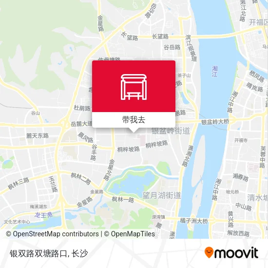银双路双塘路口地图