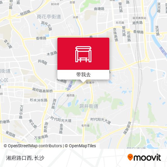 湘府路口西地图