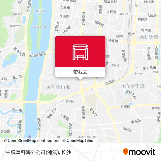 中联重科海外公司(浦沅)地图