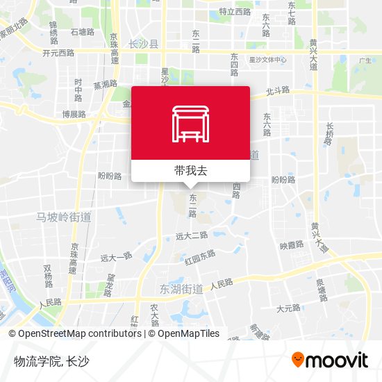 物流学院地图