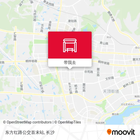 东方红路公交首末站地图