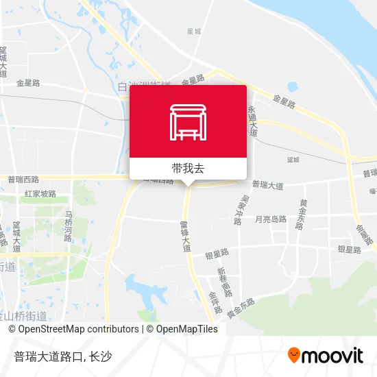 普瑞大道路口地图