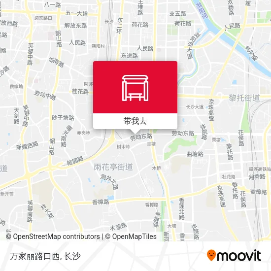 万家丽路口西地图