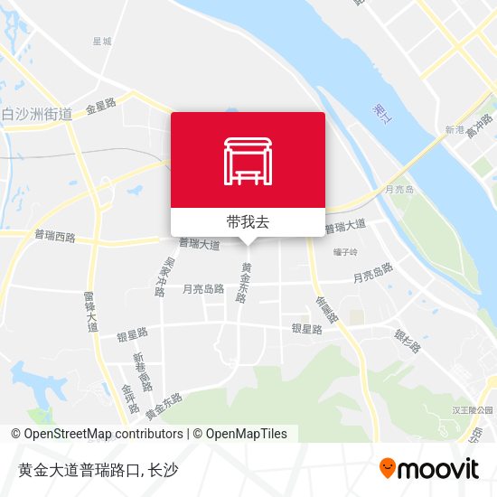 黄金大道普瑞路口地图