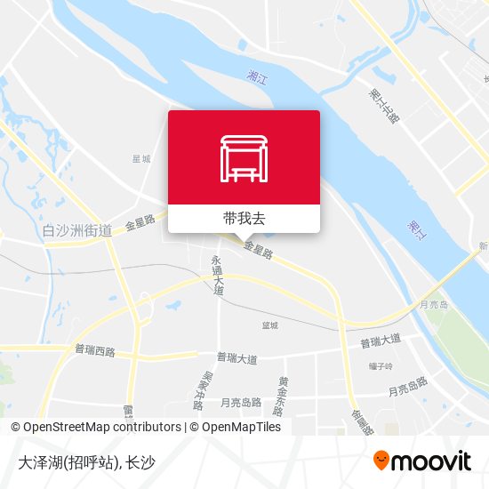 大泽湖(招呼站)地图