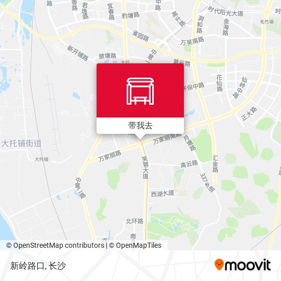 新岭路口地图