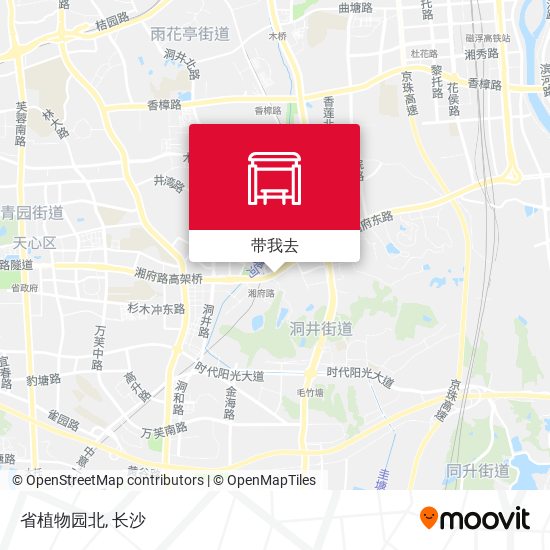 省植物园北地图