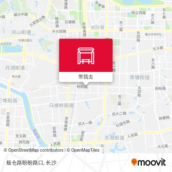 板仓路盼盼路口地图