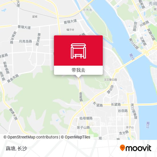 藕塘地图