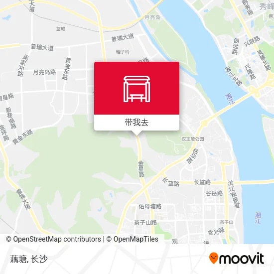藕塘地图