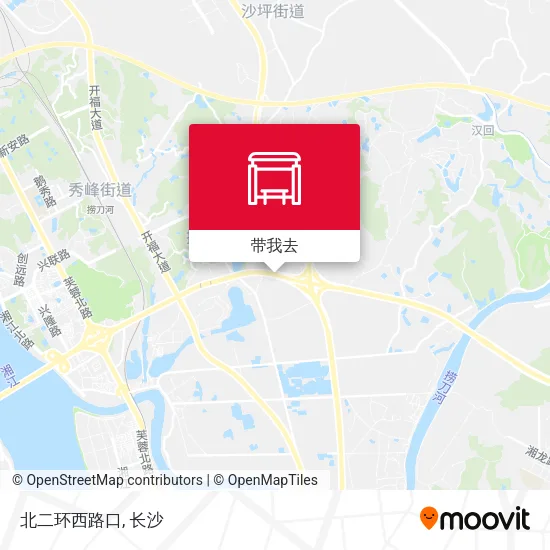 北二环西路口地图
