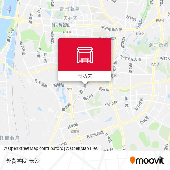 外贸学院地图