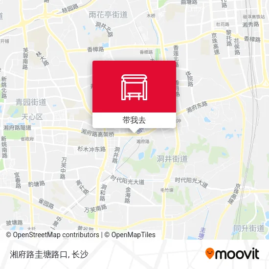 湘府路圭塘路口地图