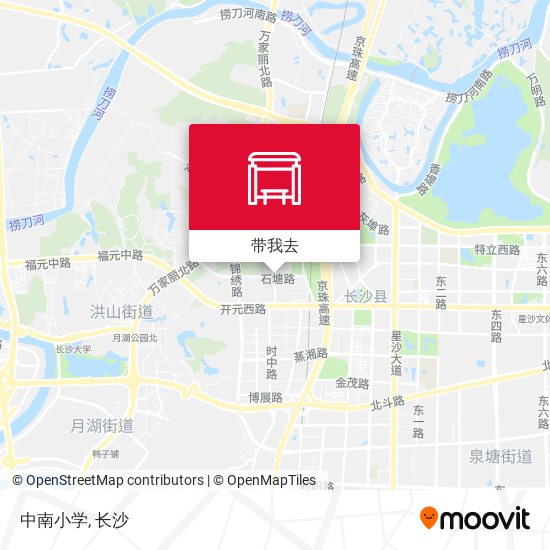 中南小学地图