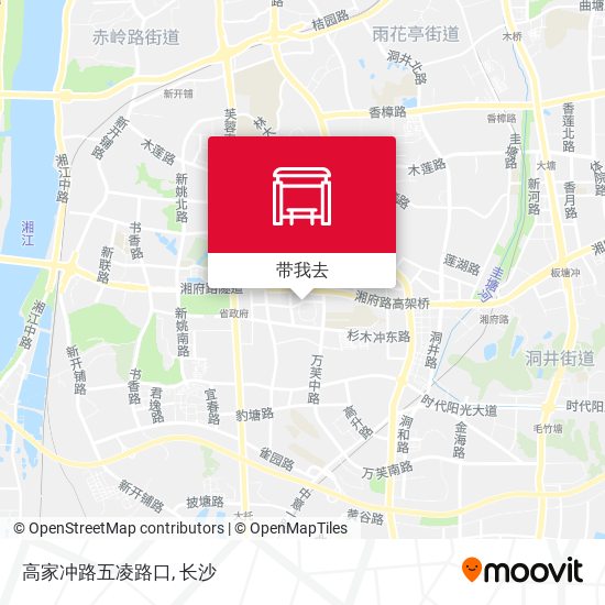 高家冲路五凌路口地图