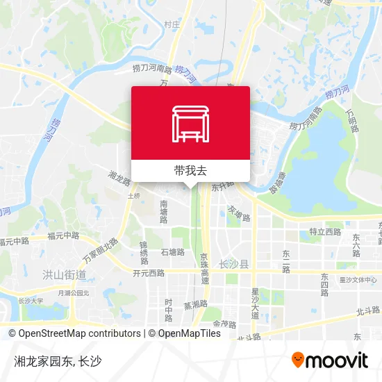 湘龙家园东地图