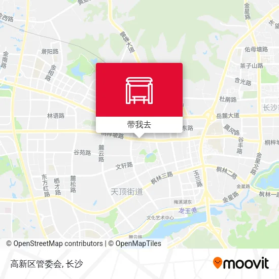 高新区管委会地图