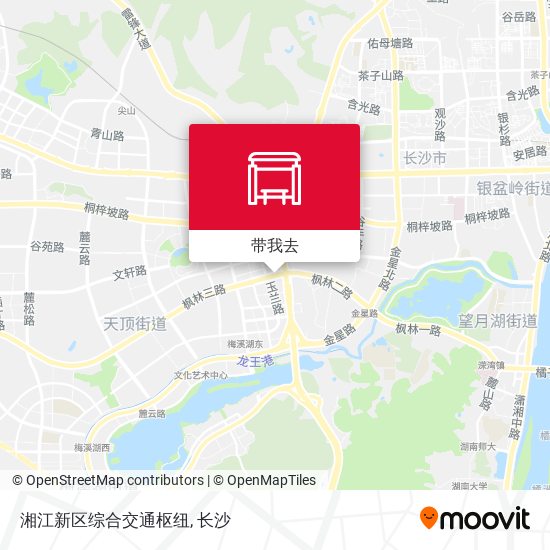 湘江新区综合交通枢纽地图