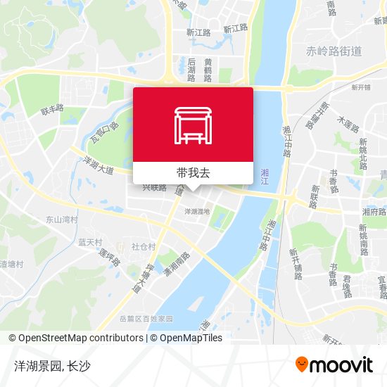 洋湖景园地图