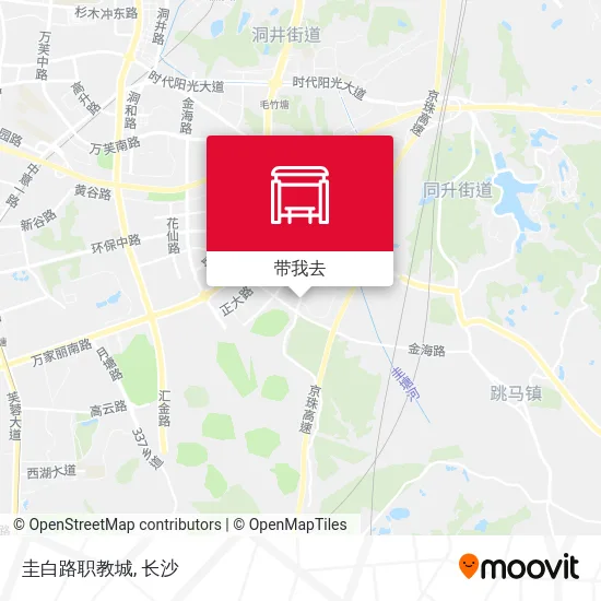 圭白路职教城地图