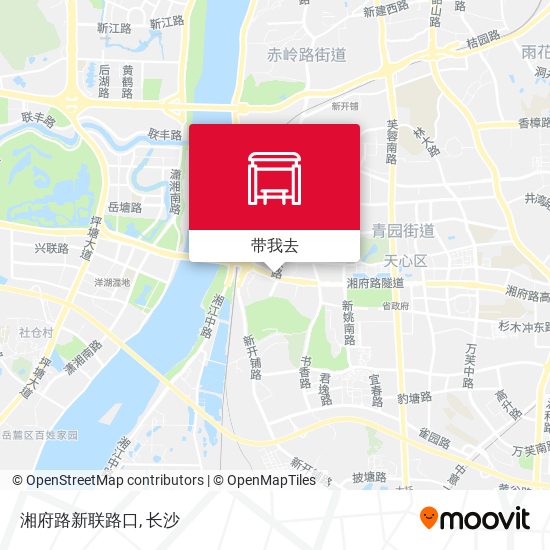 湘府路新联路口地图